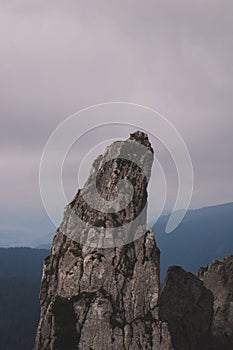 Mountains Romania Rarau- The Lady`s Stones, Pietrele Doamnei