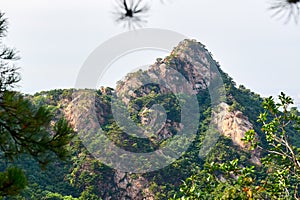 The mountains in the scenic spot