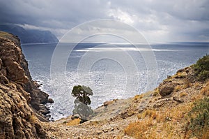 Mountains and sea