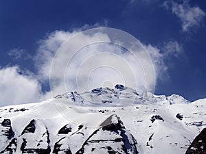 Mountains seen Annapurna Base Camp