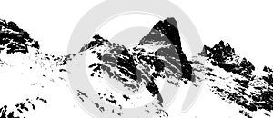 Mountains silhouette