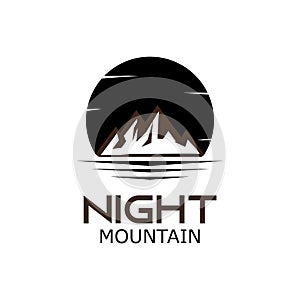 Mountains silhouettes, Mountains vector of outdoor design elements, Mountain scenery, trees, pine vector,