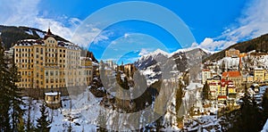 Mountains ski resort Bad Gastein Austria