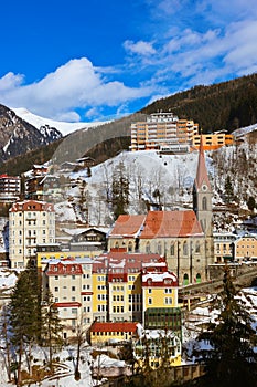 Mountains ski resort Bad Gastein Austria