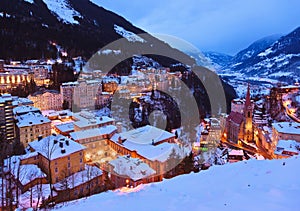 Mountains ski resort Bad Gastein Austria