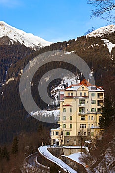 Mountains ski resort Bad Gastein Austria