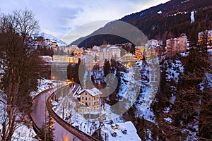 Mountains ski resort Bad Gastein Austria