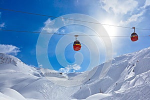 Mountains ski resort Kaprun Austria photo