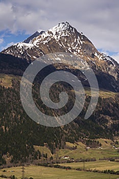 Mountains in ski resort Matrei in Osttirol, Austria