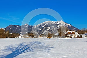 Mountains ski resort Strobl Austria