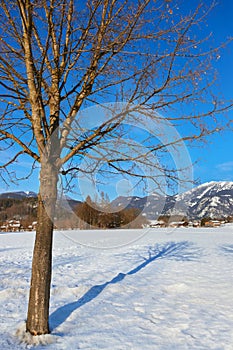 Mountains ski resort Strobl Austria