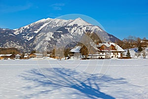 Mountains ski resort Strobl Austria