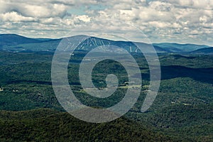 Mountains and Ski Slopes in the Summer