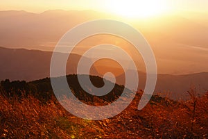 mountains on the sky background, Macedonia