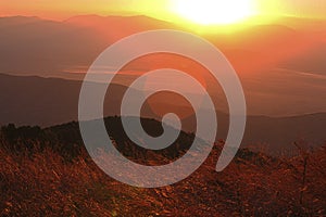 Mountains on the sky background, Macedonia