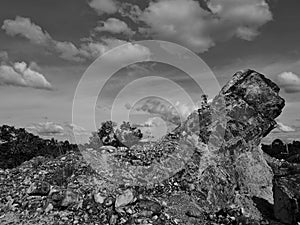 mountains ,sky and couds