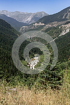 In the mountains of South Pindus, Greece on a summer day