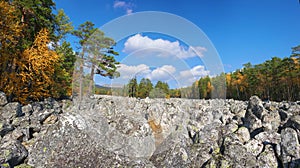 The mountains of the Southern Urals.