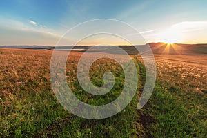 Mountains and steppes Hakassii