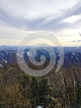 Mountains Stretch Out from Mount Otake