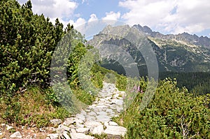 Hory v lete, Vysoké Tatry, Slovensko, Európa