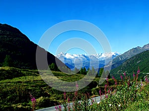 Mountains in switzerland