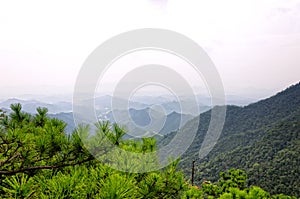 Mountains of Tian Mu China