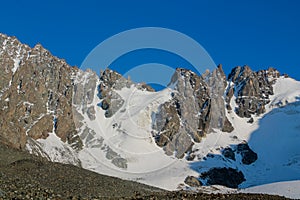 Mountains of Tian Shan in Kazakhstan