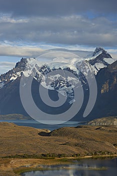 Mountains of Torres del Paine National Park in southern Chile