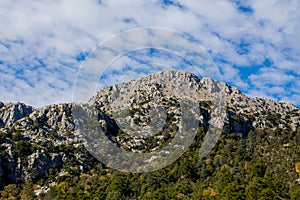 Mountains of Turkey coast at Likyan Way