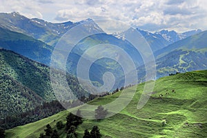 Mountains in Tusheti region (Georgia)