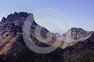 Mountains and valleys, Big Bend National Park, USA