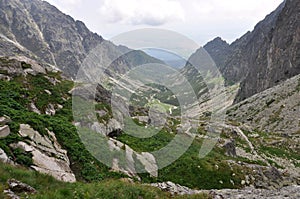 Mountains and valleys of the High Tatras, Slovakia, Europe