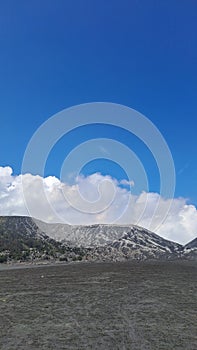 mountains and vast expanses of sand