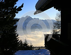 Mountains View in Austria (Lienz)