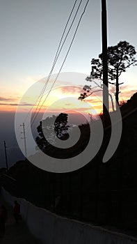 Mountains view at Vaishno devi temple