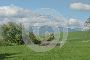 Mountains, views of the Western Tatras