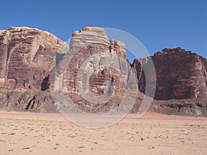 Mountains of wadi rum