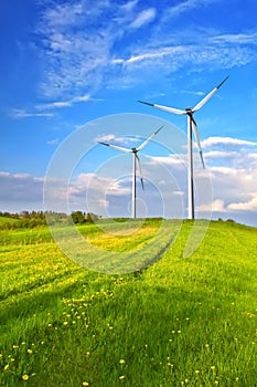 Mountain wind turbine