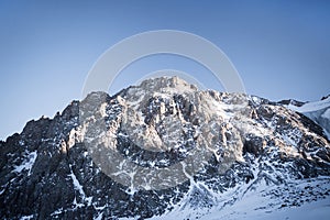 Mountains in winter