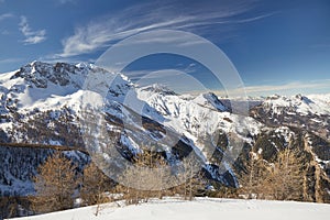 Mountains in winter