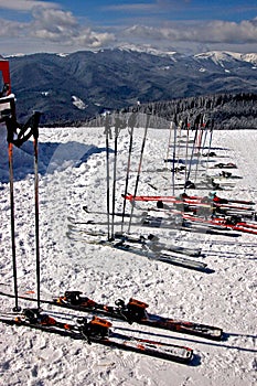 Mountains in winter