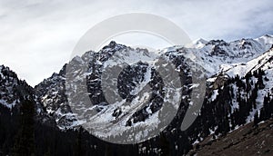 Mountains of Zailiysky Alatau.