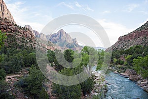 Mountains in Zion National Park