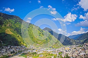 Mountains of zunil quetzaltenango, beautiful landscape photo