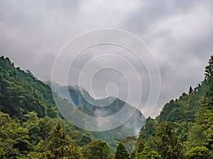 MountainScape on Tianzishan mountain in Zhangjiajie National Forest Park