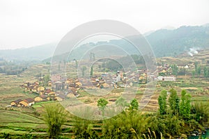 Mountainside village