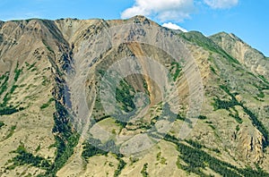 Mountaintops in Kluane National Park in Yukon Territory, Canada