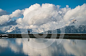 Mountan Lake Walk Reflection