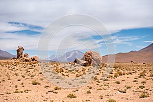 Mountanious Bolivian desert